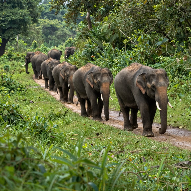 Sostegno alle Vie Verdi per la Protezione degli Elefanti in Asia