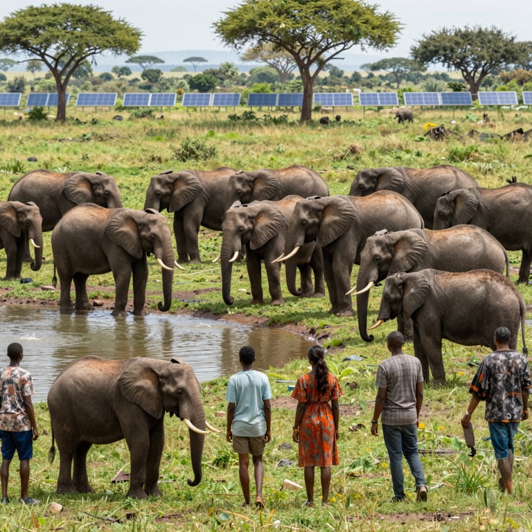 Soluzioni Innovative per Ridurre i Conflitti tra Umani ed Elefanti e Garantire Coesistenza Pacifica