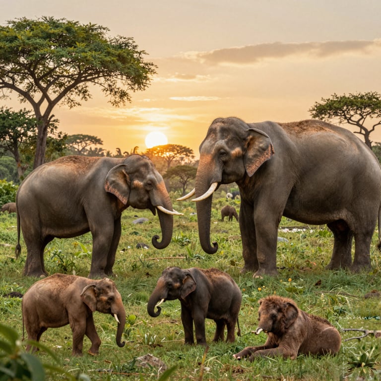 Proteggere gli Elefanti Asiatici dalle Principali Sfide Ambientali e Umane
