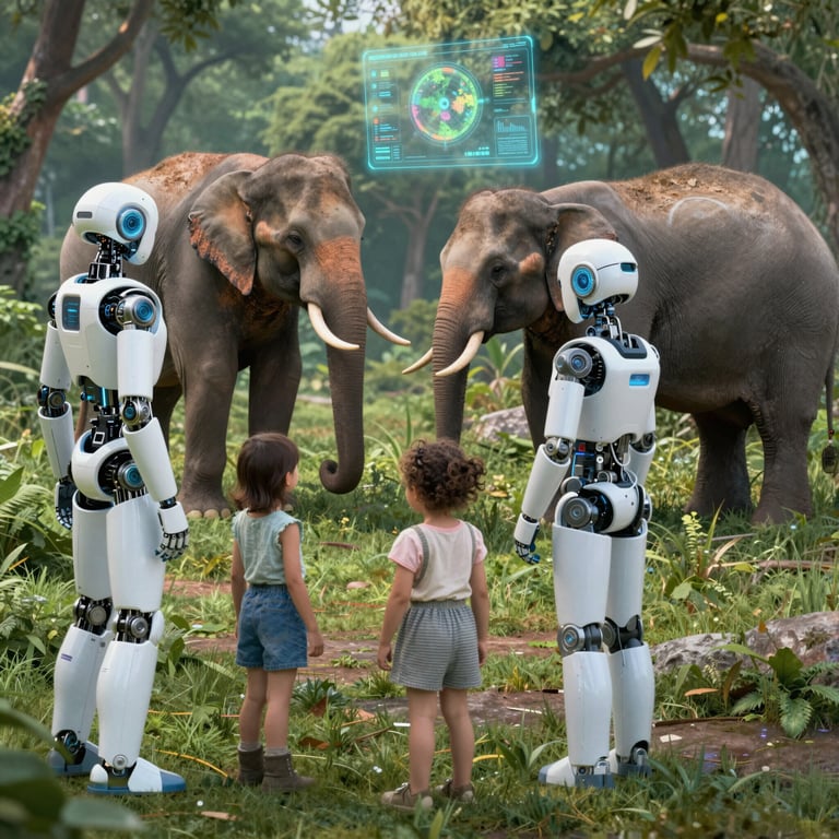 AI e Robotica: Rivoluzione nella Salvaguardia del Futuro degli Elefanti