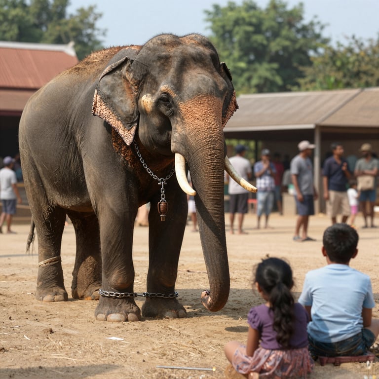 Due Elefanti su Tre nel Turismo Soffrono Condizioni Precarie: Rapporto Allarmante
