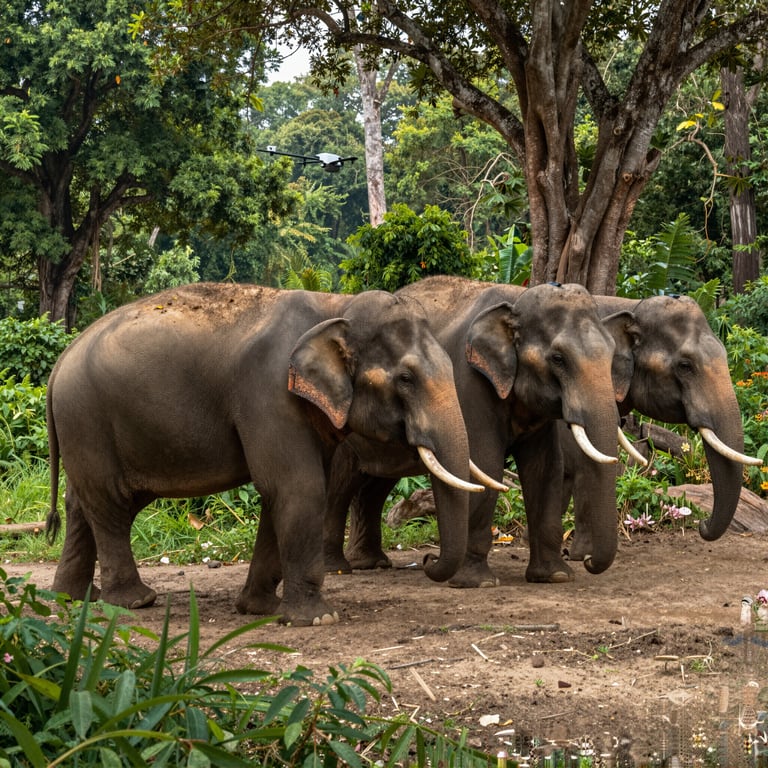 Preservare l'Habitat degli Elefanti: Sforzi per la Protezione della Fauna Selvatica Attuale