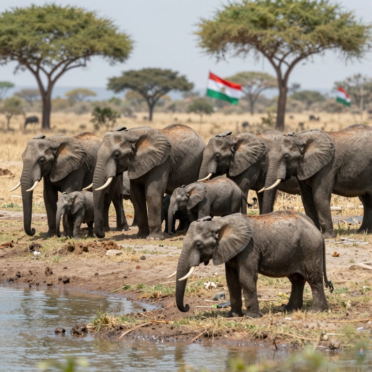 Salvare le Elefantesse del Continente Nero: Impegni Internazionali per la Loro Sopravvivenza