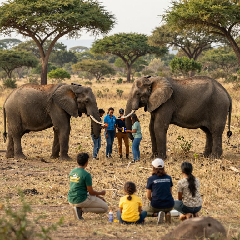 Iniziative Globali per Salvare gli Elefanti dalla Fame e dal Conflitto Umano