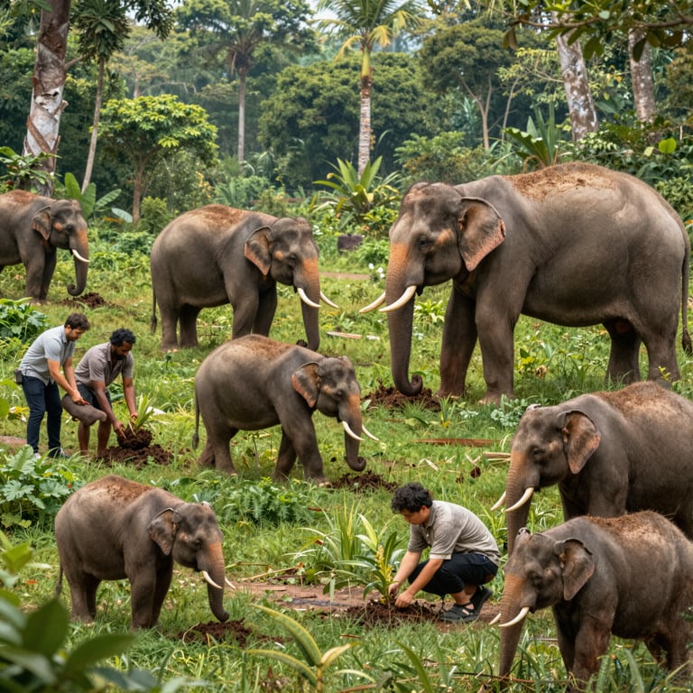 Preservazione degli Habitat Elefantini: Progetti Globali di Conservazione per il Futuro Sostenibile