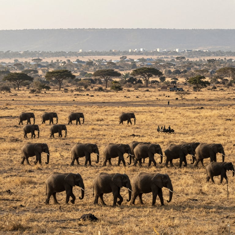Proteggere gli Elefanti dai Pericoli del Bracconaggio e dell'Urbanizzazione
