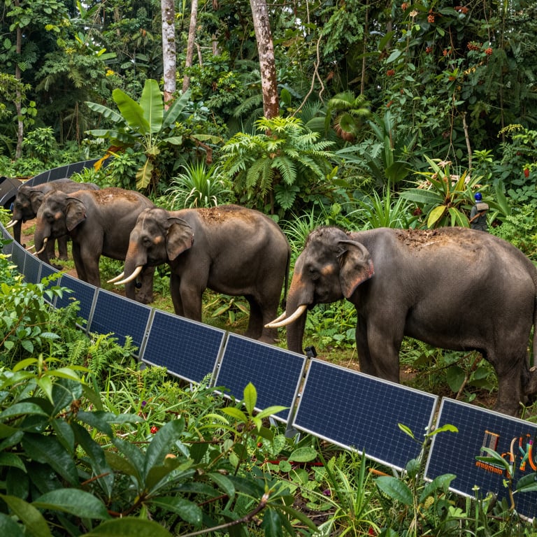Iniziative innovative per salvaguardare gli elefanti di foresta nelle giungle del Gabon