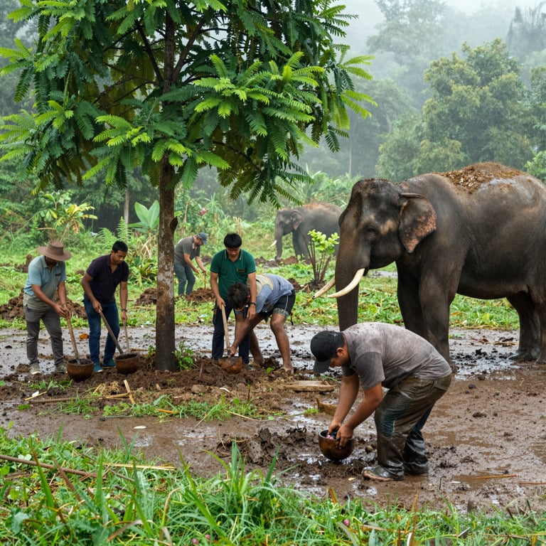 Strategie Innovative di Conservazione per Proteggere l'Habitat degli Elefanti in Asia