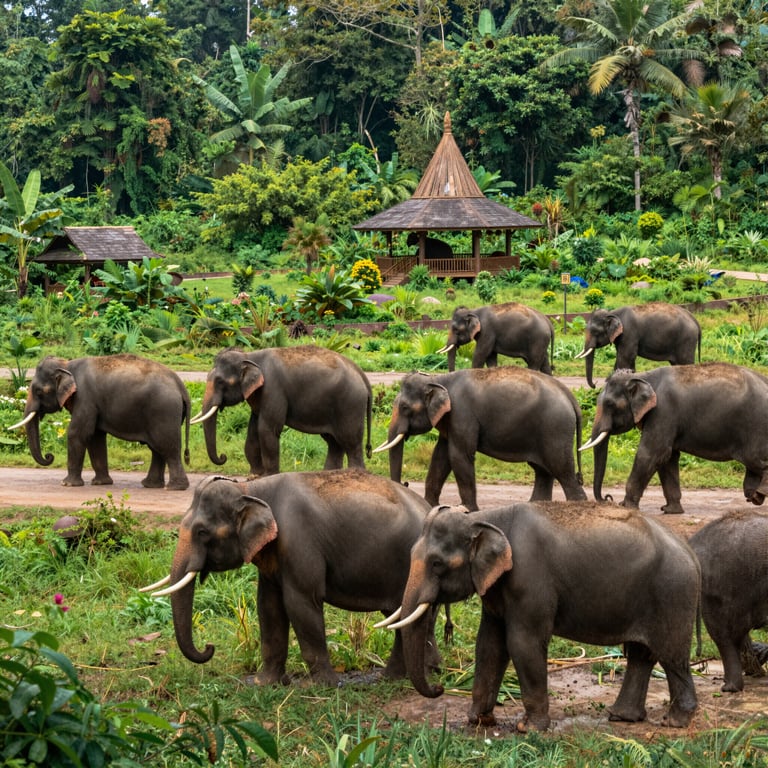 Sostegno a Progetti Sostenibili per Salvare la Fauna Elefantina Asiatica