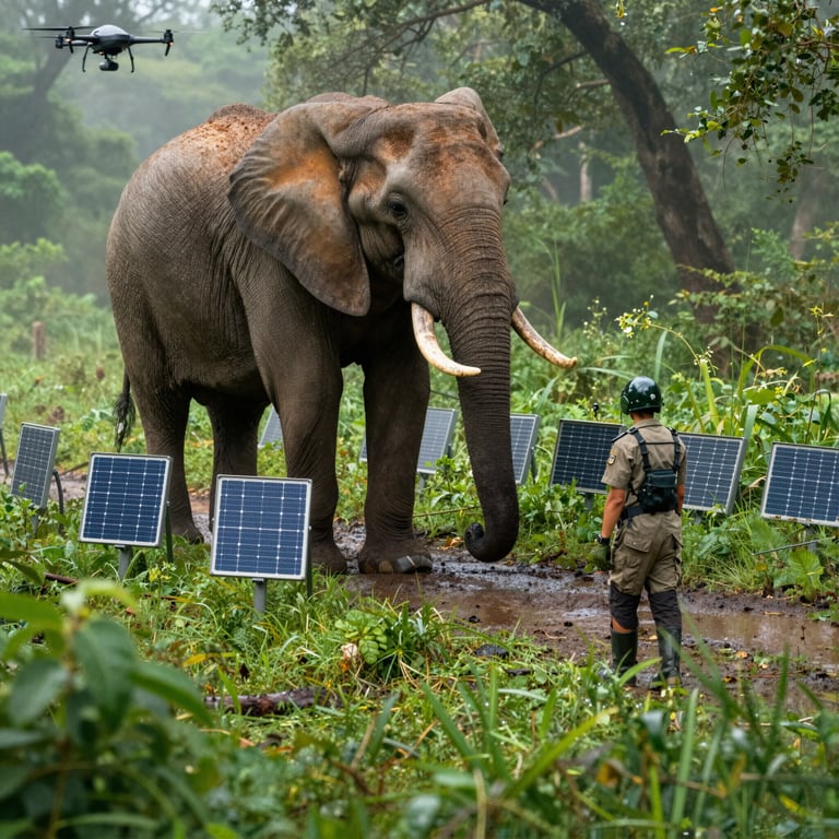 Strategie innovative per proteggere gli elefanti della foresta africana dalle minacce quotidiane