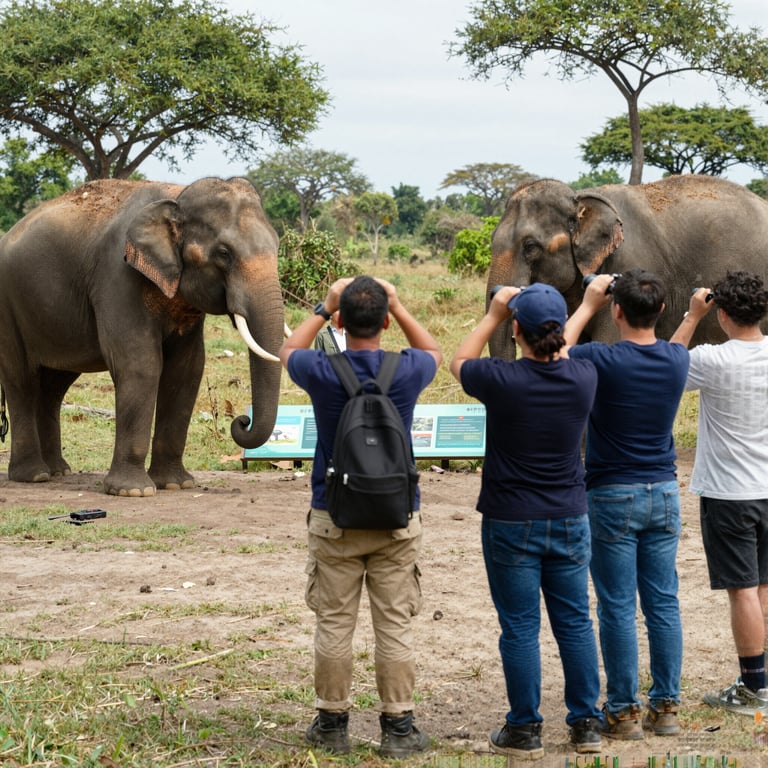 Strategie Responsabili per Avvistare Elefanti Senza Causare Danni