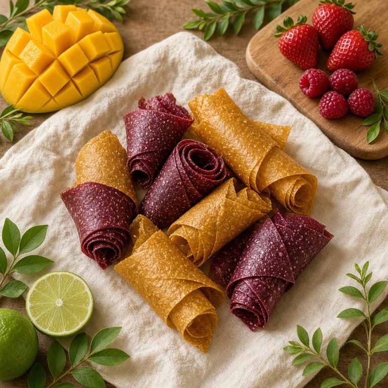 Healthy Fruit Roll Ups: Easy Homemade Fruit Leather