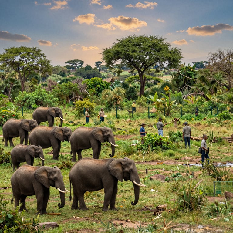 Iniziative Urgenti per Proteggere l'Abitat degli Elefanti in Africa