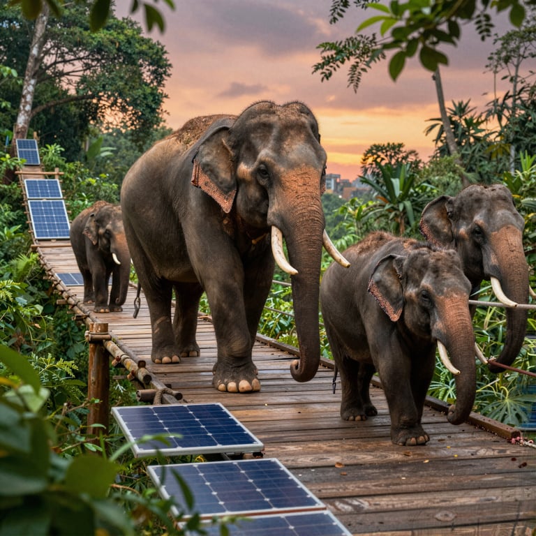 Infrastrutture Sostenibili per la Protezione degli Elefanti Asiatici nel 2026
