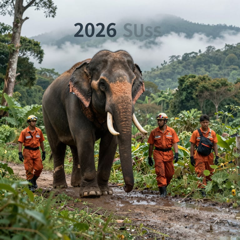 Proteggere gli Elefanti Asiatici: Missioni di Salvataggio in Thailandia nel 2026