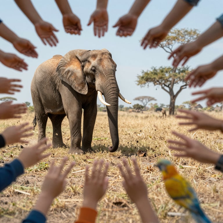 La Minaccia alla Sopravvivenza dell'Elefante Bush Africano e Strategie di Tutela Globale
