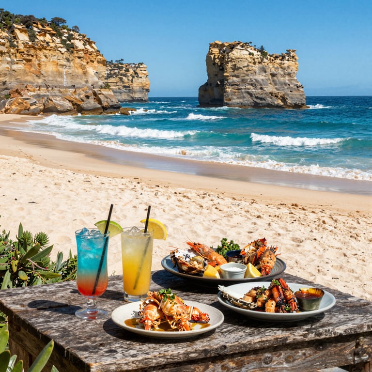 Discover Top Seafood Beach Bars in Australia at 12 Rocks with Stunning Coastal Cocktails