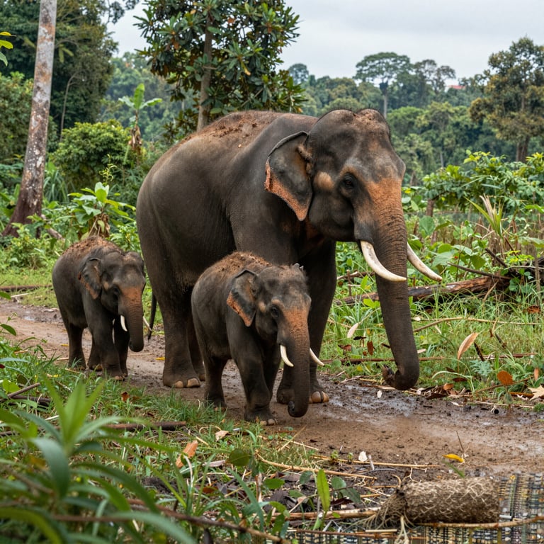 Salvare gli Elefanti dalla Crisi Ecologica e Gestione del Paesaggio in Riau