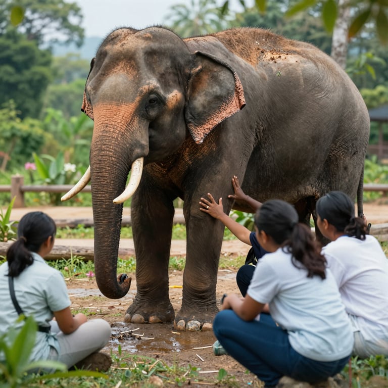 Cura e Soccorso per gli Elefanti in Thailandia: L'Impegno di un'Organizzazione Non Profit