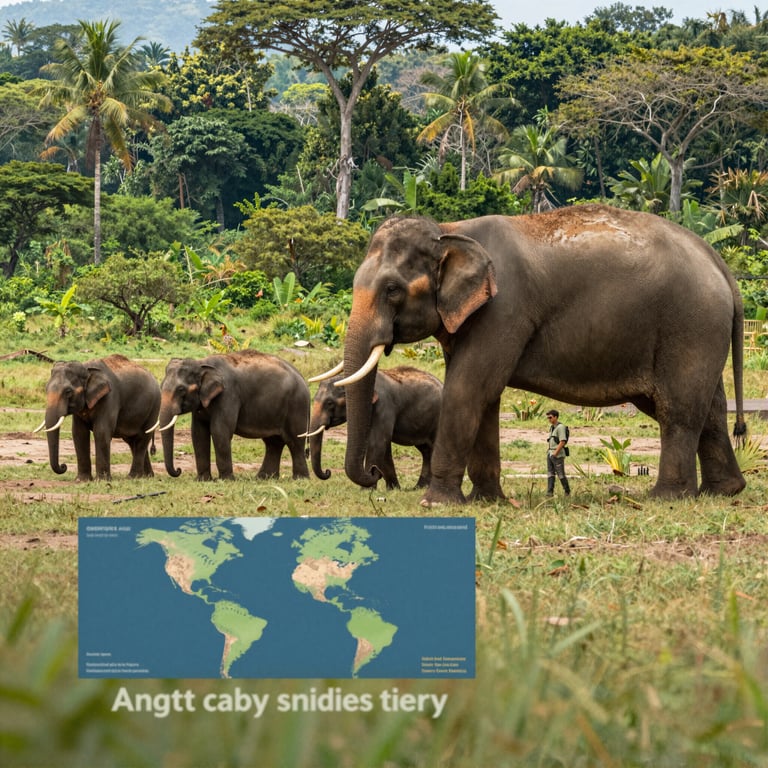 Proteggere gli Habitat Naturali degli Elefanti: Iniziative Globali per la Fauna Selvatica