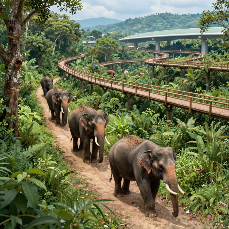 Infrastrutture Sostenibili per Tutelare gli Elefanti Asiatici