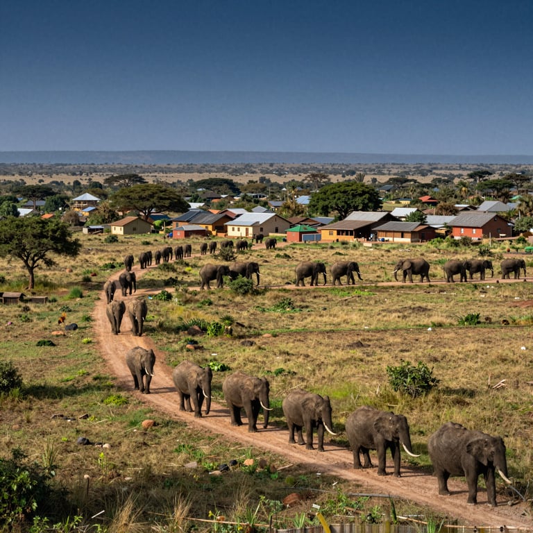 Ridurre i Conflitti tra Umani ed Elefanti: Soluzioni Innovative per una Coesistenza Pacifica e Sicura