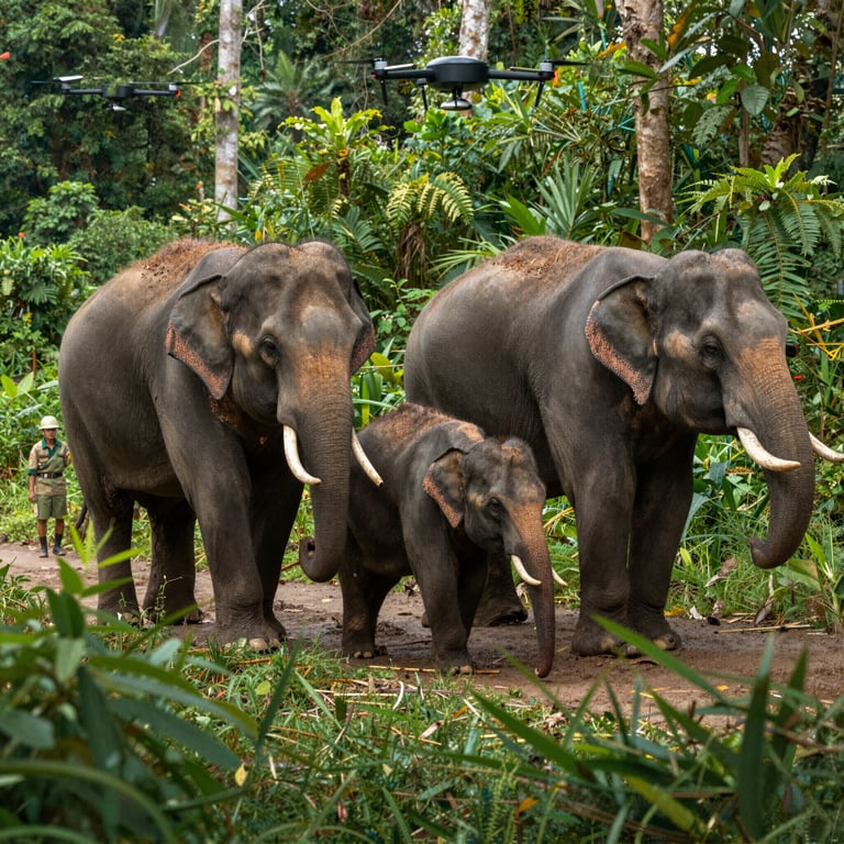 Iniciativas Innovadoras para Salvaguardar Elefantes en Reservas Naturales de Indonesia