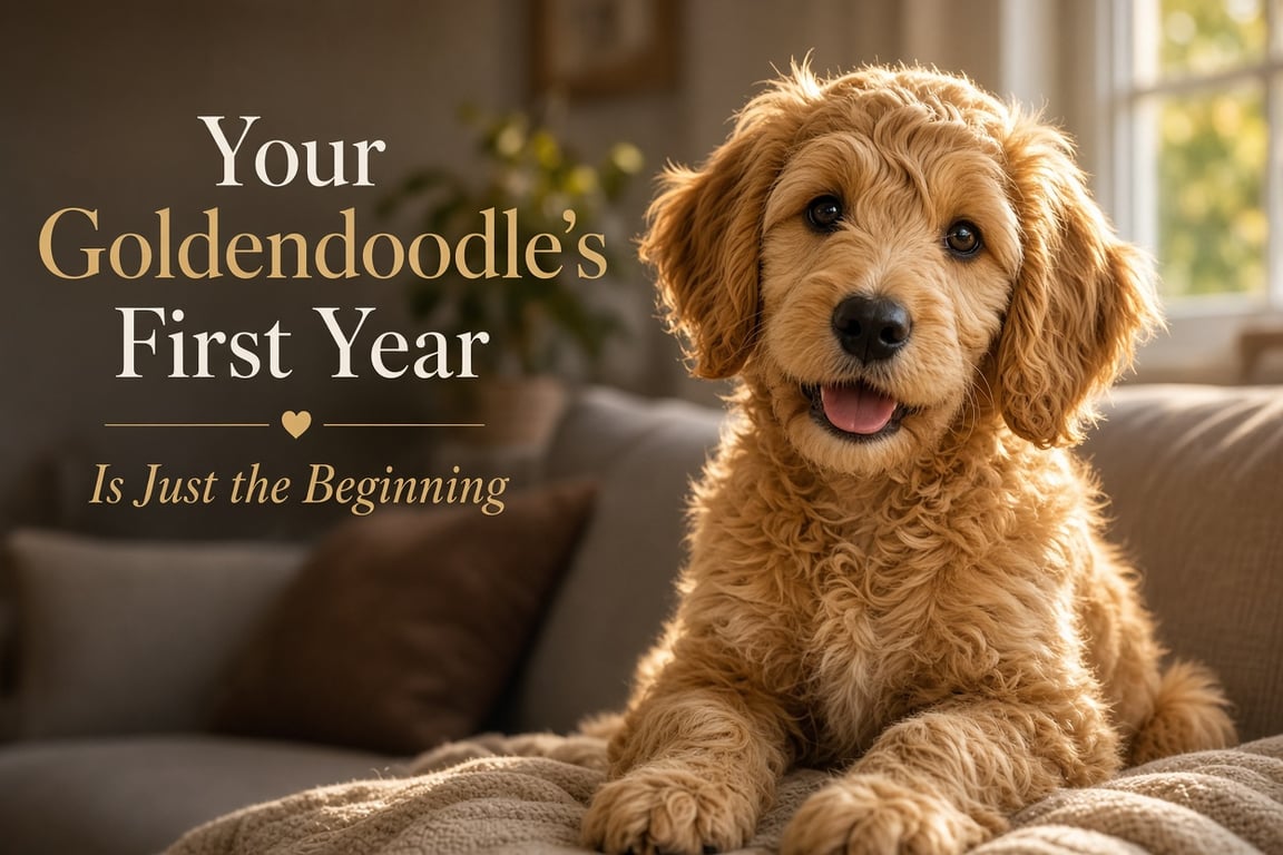 Your Goldendoodle’s First Year Is Just the Beginning