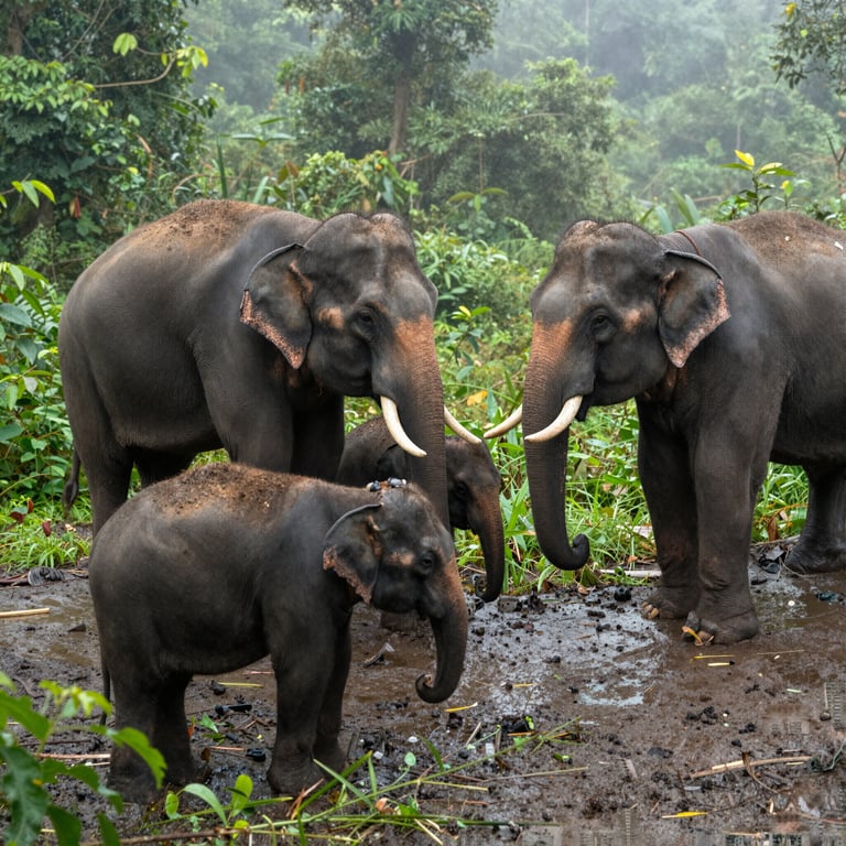 Sforzi per Salvare gli Elefanti da Foresta Rari del Vietnam