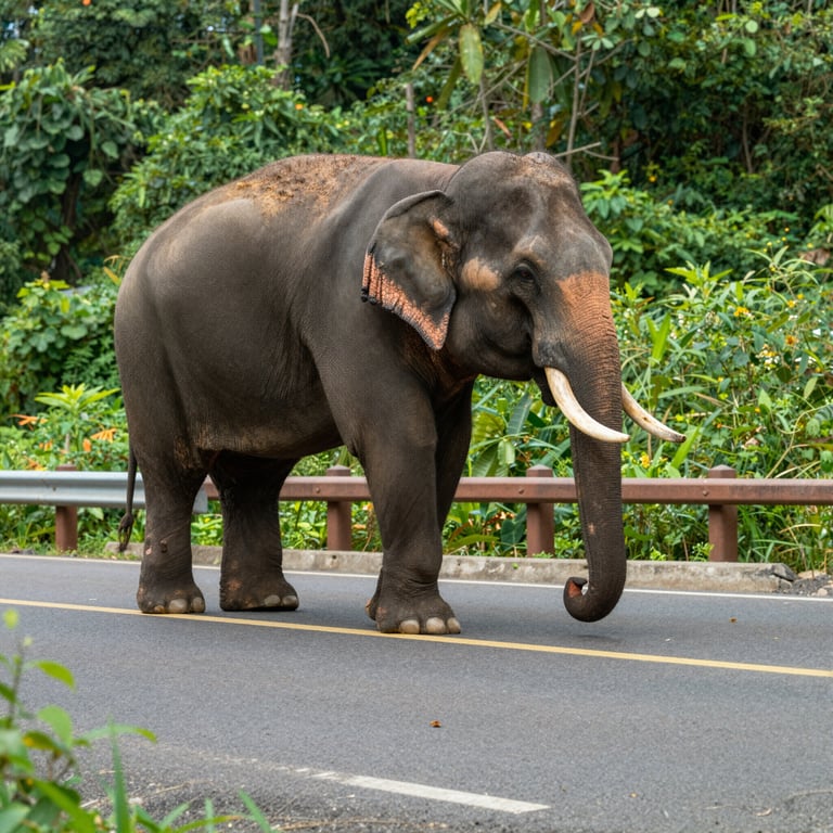 Infrastrutture Sostenibili per Proteggere la Fauna Elefantina in Asia