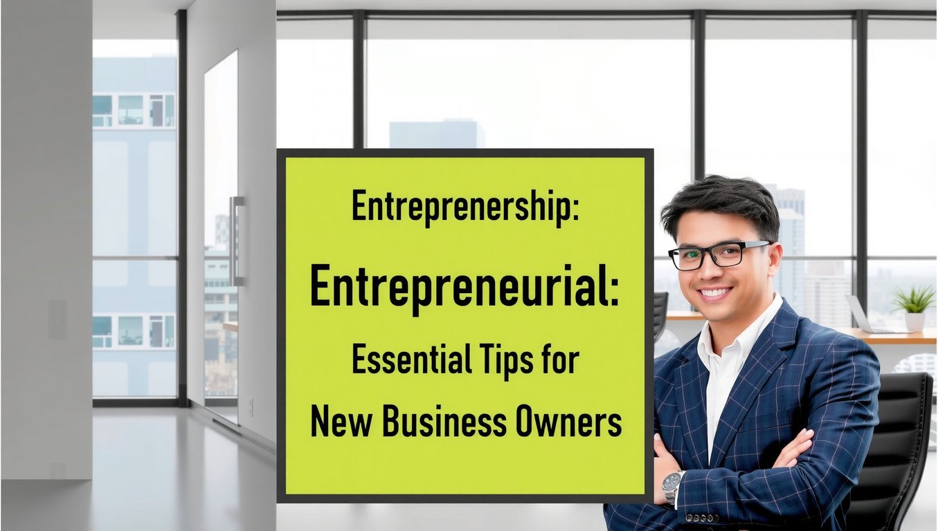 Unlocking Entrepreneurial Success: Essential Tips for New Business Owners