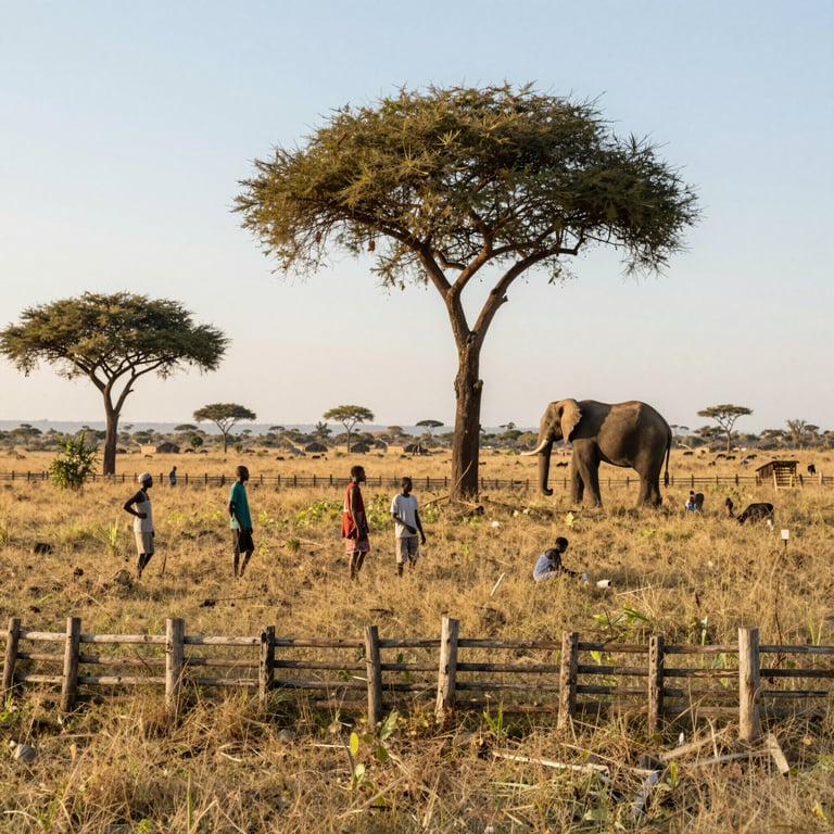 Modi Innovativi per Ridurre i Conflitti Uomo-Elefante e Garantire Coesistenza Pacifica