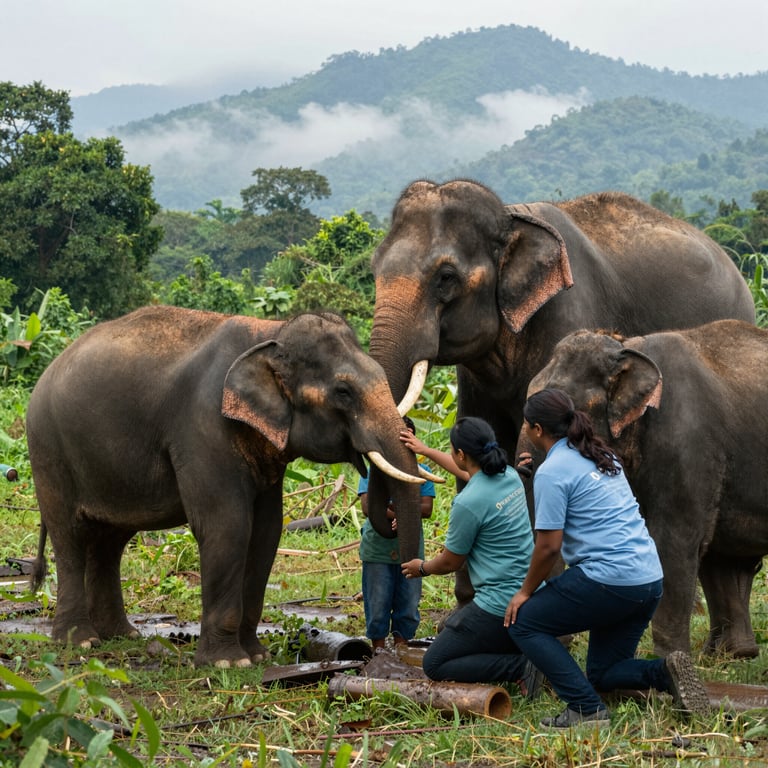 L'Impegno di Organizzazioni Non Profit per il Salvataggio degli Elefanti in Thailandia