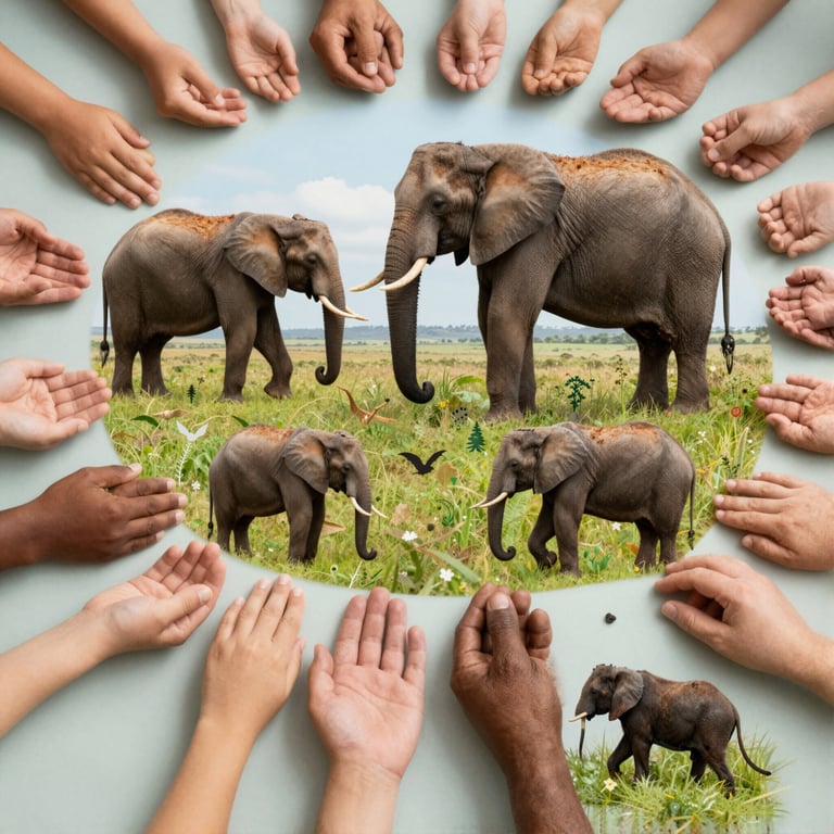 Iniziative Mondiali per la Protezione e la Conservazione degli Elefanti in Pericolo