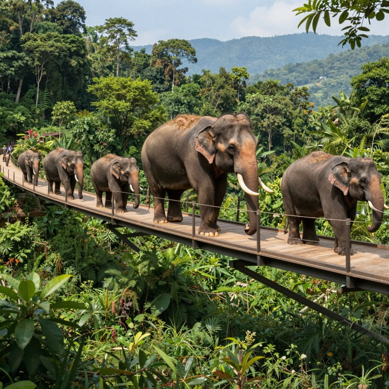 Infrastutture Ecologiche per Proteggere gli Elefanti Asiatici nel 2026