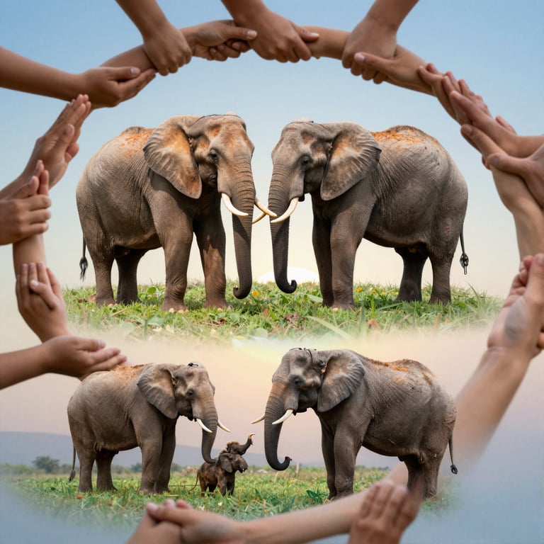 Salva gli Elefanti Ora: Campagne Globali contro la Scomparsa Inminente
