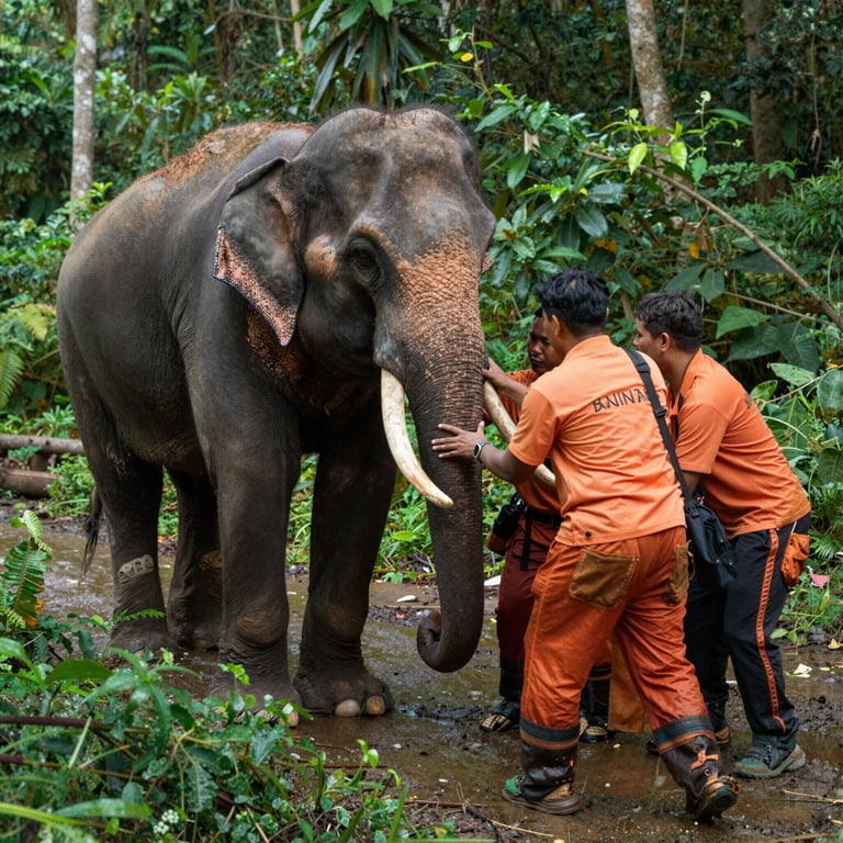 Organizzazione Thailandese Dedica la Vita al Soccorso e Protezione degli Elefanti Asiatici