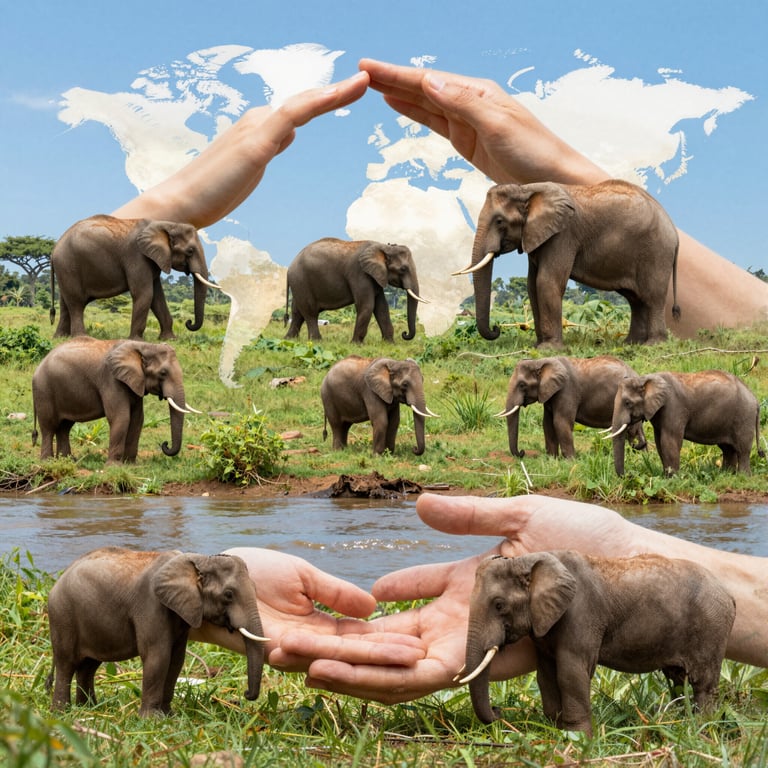 Iniziative Mondiali per la Protezione e il Salvataggio degli Elefanti