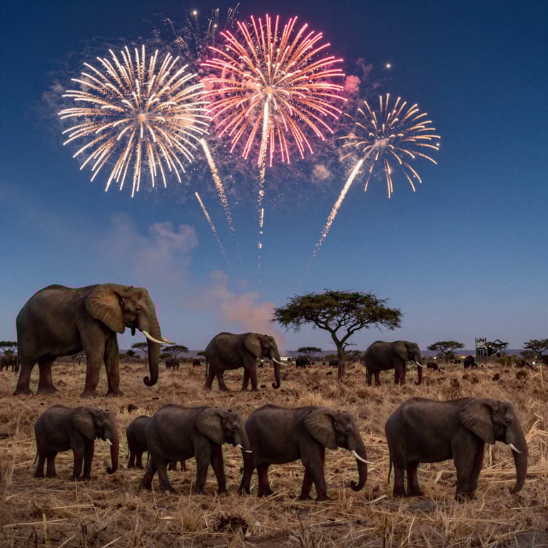 Come i Fuochi d'Artificio Proteggono gli Elefanti in Tanzania