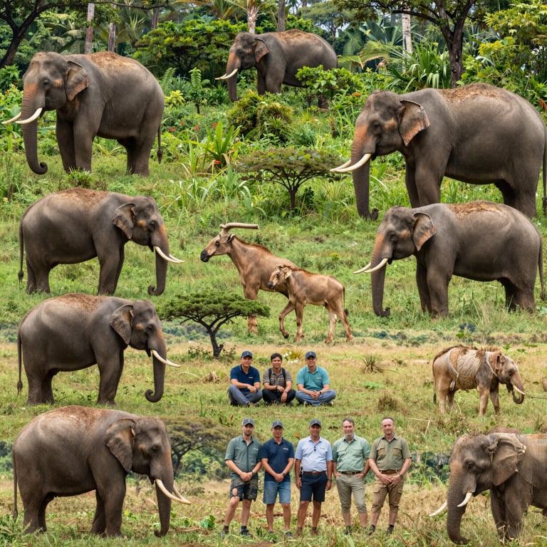 Iniziative Mondiali per Salvare le Popolazioni di Elefanti