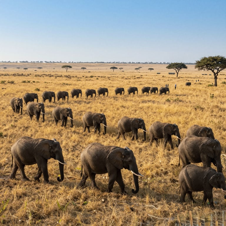 Come Monitorare e Proteggere le Mandrie di Elefanti dalla Scomparsa