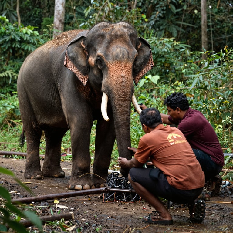 DSWF Compie Sforzi Eroici per Salvare gli Elefanti Thai dal Pericolo Quotidiano
