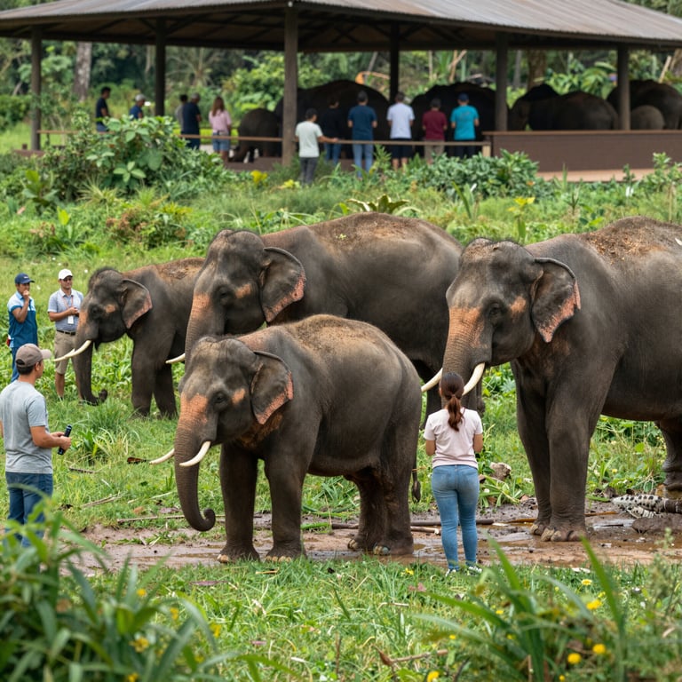 Sforzi Globali per Salvare gli Elefanti Endangerati dai Santuari alla Conservazione