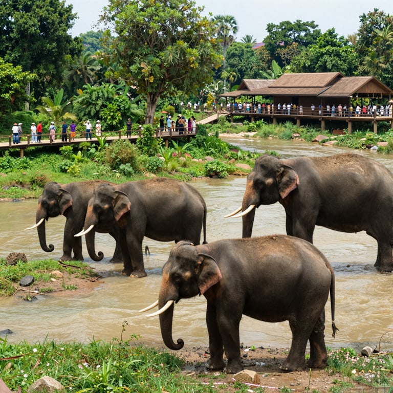 Come il Turismo Sostenibile Supporta la Protezione degli Elefanti in Thailandia