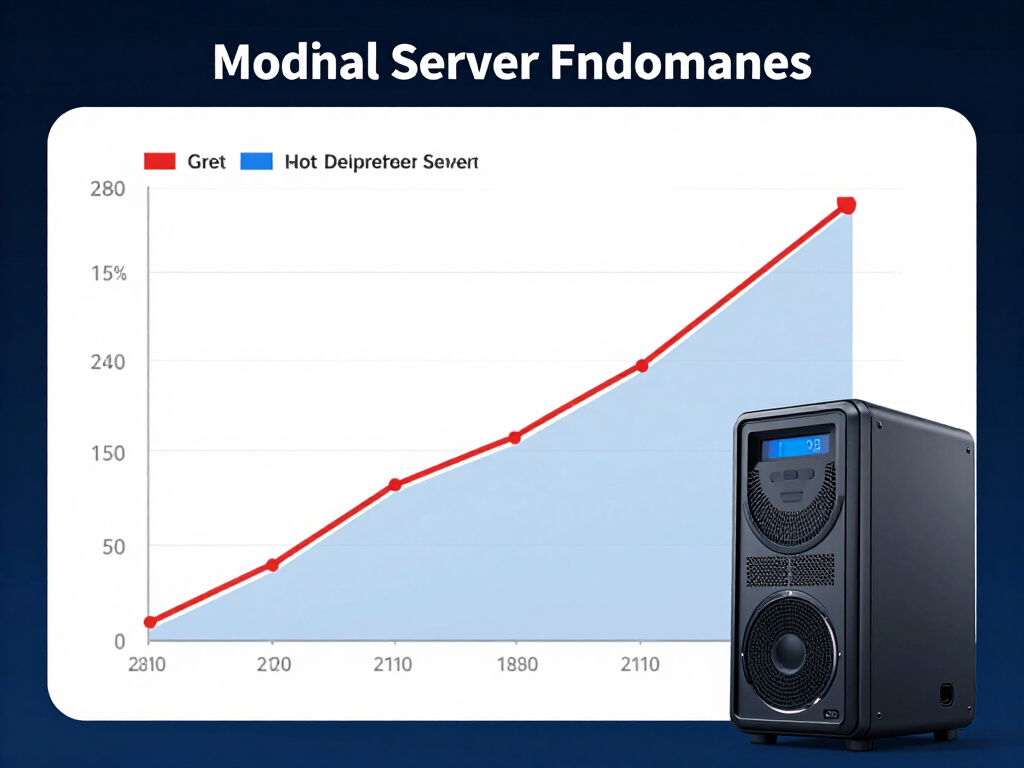 Graph showing server performance