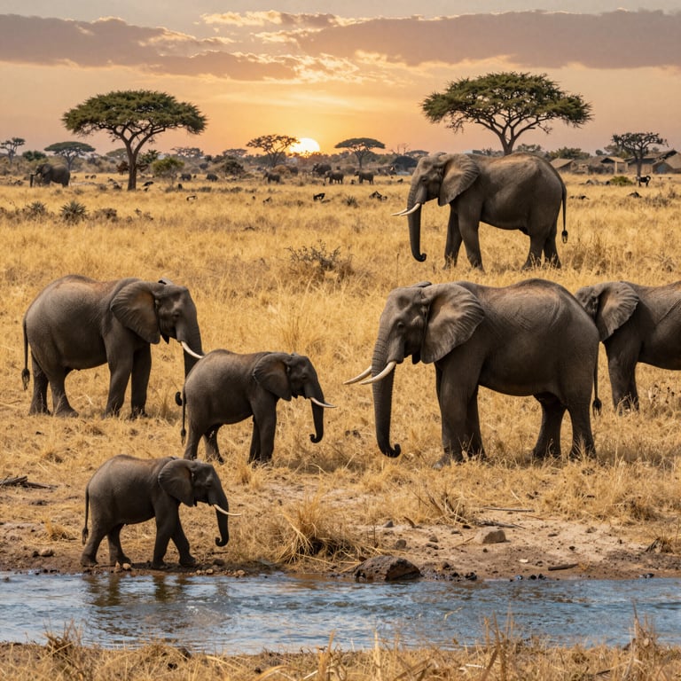 Notizie sui Giganti della Savana: Sfide e Vittorie nella Conservazione Elefanti