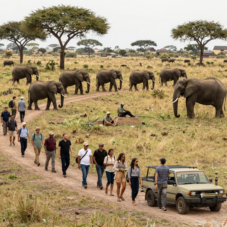 Strategie di Conservazione: Il Contributo del Turismo per Salvare gli Elefanti