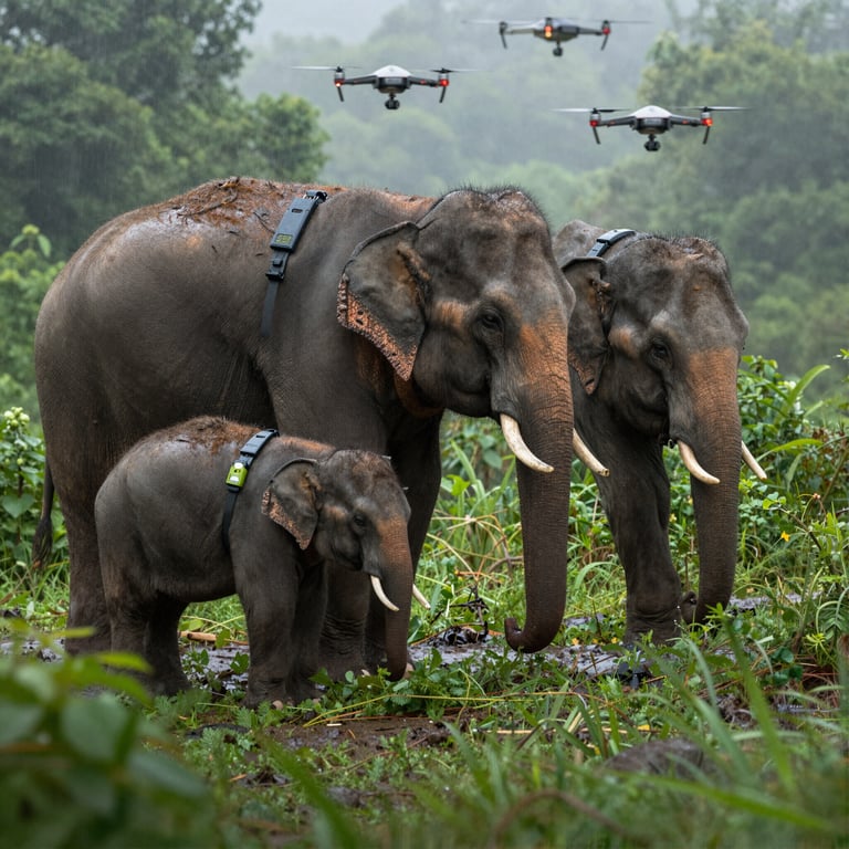 Monitoraggio Avanzato e Tutela delle Popolazioni di Elefanti in Pericolo