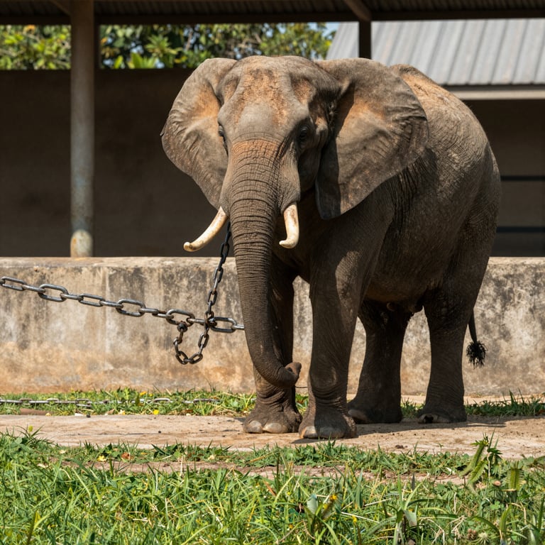 Proteggere gli Elefanti: Azioni Concrete contro lo Sfruttamento negli Zoo e Parchi