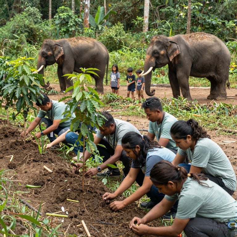 Iniziative Locali per Supportare e Proteggere Gli Elefanti Vicino a Te